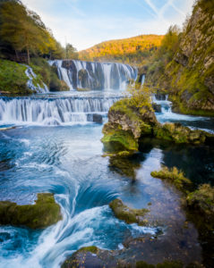 Strbacki buk waterfall in Bosnia and Herzegovina Strbacki buk waterfall in Bosnia and Herzegovina